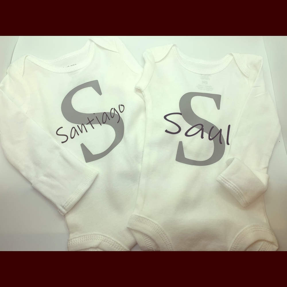 COPY - Personalized onesies,